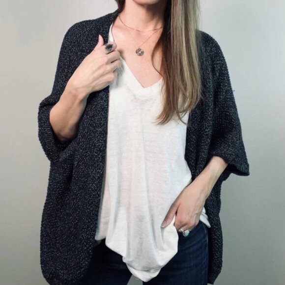 Aritzia Community Oversized Cocoon Open Front Knit Cardigan - Picture 2 of 11